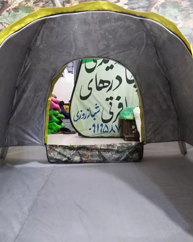 چادر مسافرتی مدل عصایی و میله ای مناسب ۸ نفره