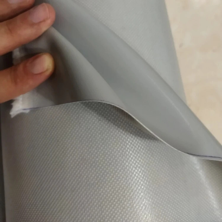 پارچه برزنت سبک آب گریز رنگ طوسی عرض 160 سانتیمتر آرین کاور
