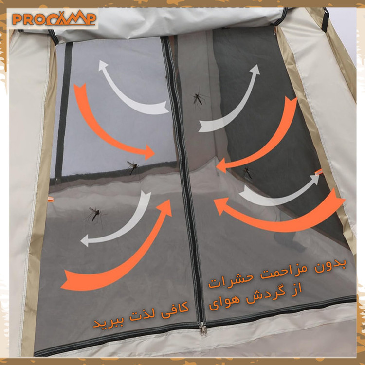 چادر کمپینگ 4 نفره پروکمپ مدل JH-8885-1
