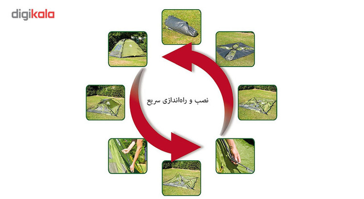 چادر 3 نفره کلمن مدل Instant Dome