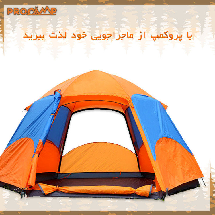 چادر کمپینگ 4 نفره پروکمپ مدل SZS-8206-2