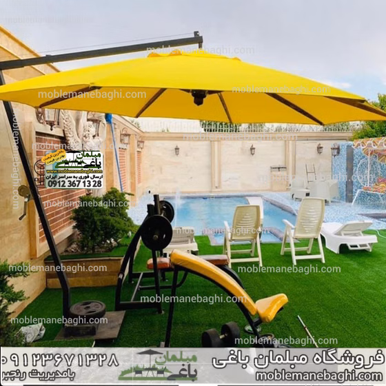 چترکلاسیک قطر 4 دارای ال ای دی شیک چادر طبیعت