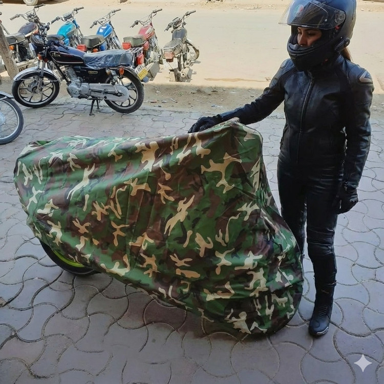 چادر موتور سیکلت رویال اسپرت مدل شمعی مناسب برای سوزوکی Hayabusa
