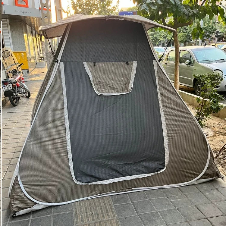 چادر مسافرتی 8 نفره ریپس با سایبان و چهار درب بزرگ جنس برنو درجه یک ضداب کد4