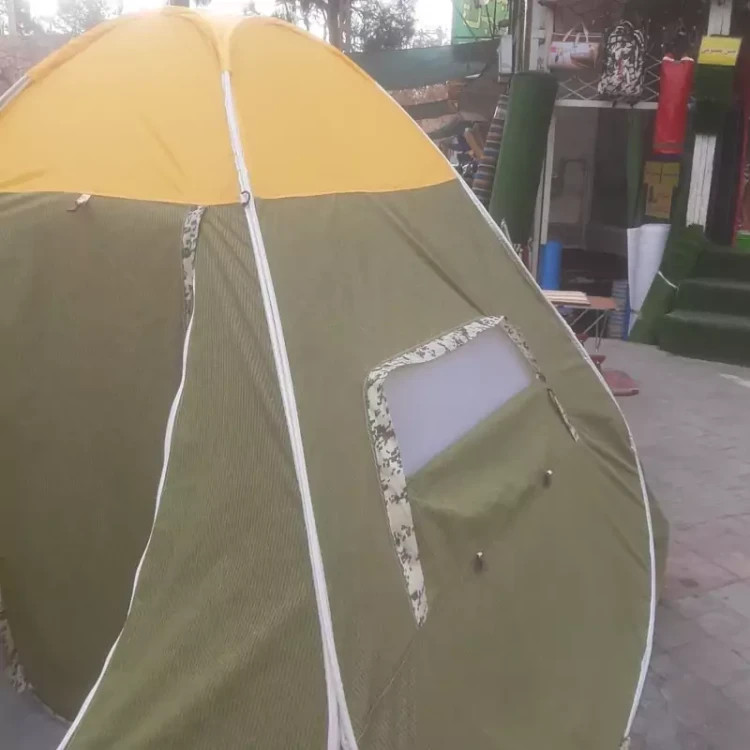 چادر مسافرتی 8نفره پنجره بزرگ برنو ضخیم درجه یک ضدآب کف تفلون