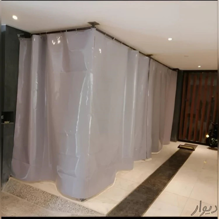 پرده برزنتی ضد اب1.5در3 یک تیکه بدون درز و پانچ شده درجه یک